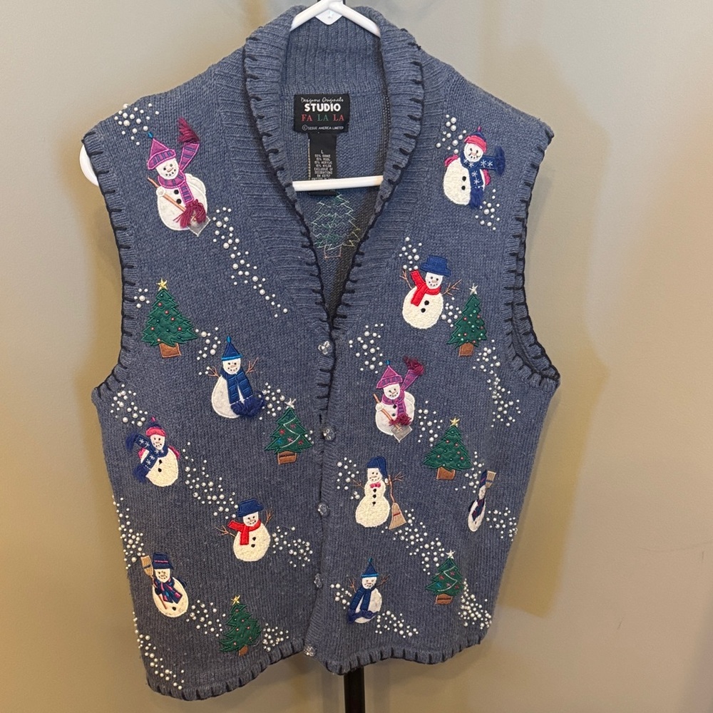 Designers Originals Studio Festive Blue Vest
